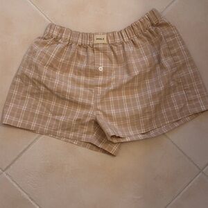 Oddli Girl’s tan boxer shorts